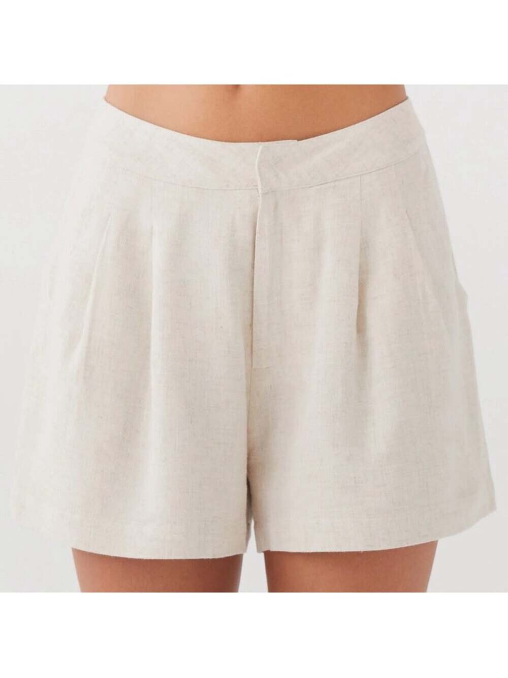 Peppermayo $75 Born for Bordeaux Cotton Linen Short US 6 EUC